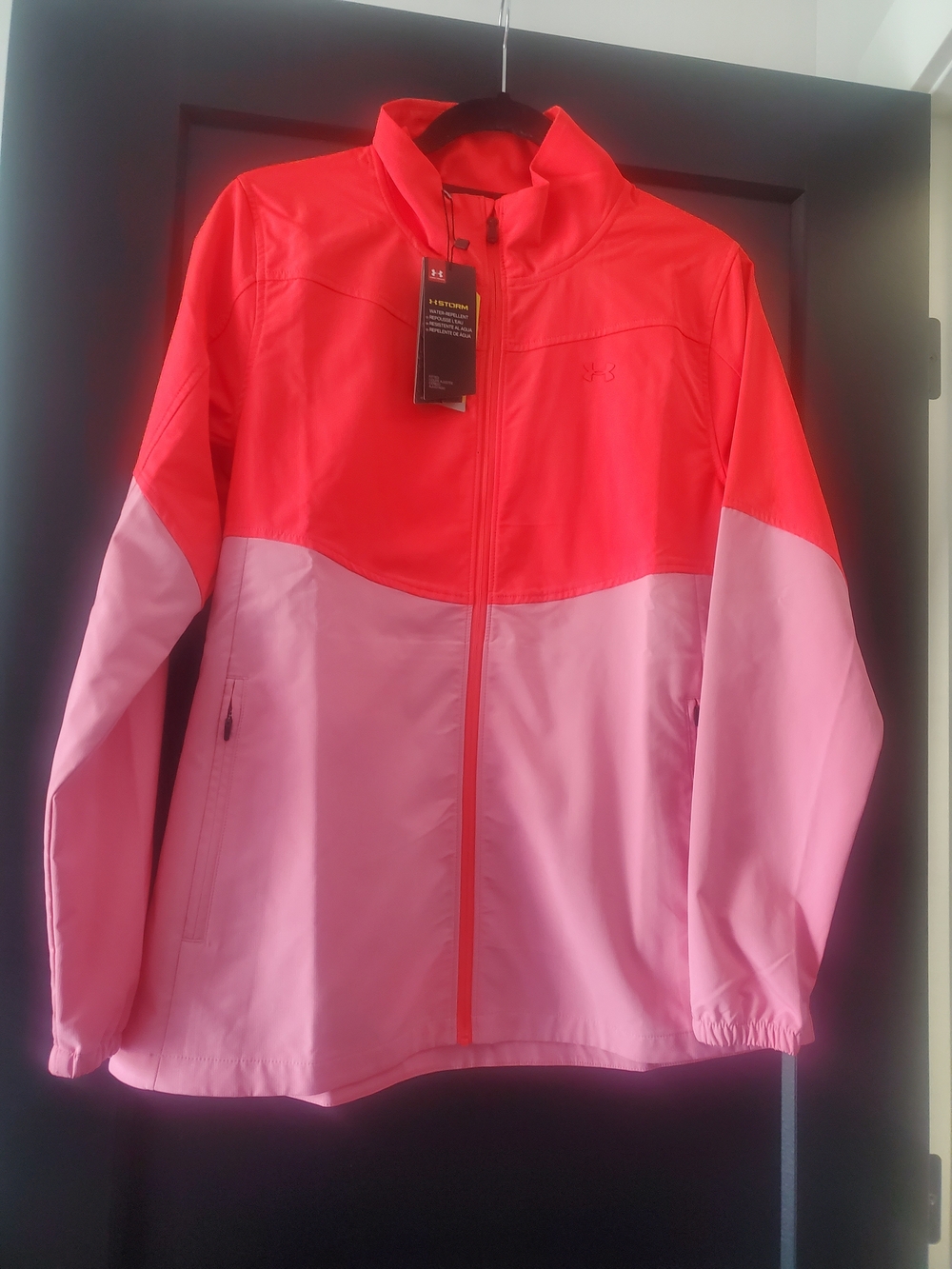 Under Armour Colorblock Pink/Coral Lightweight Jacket